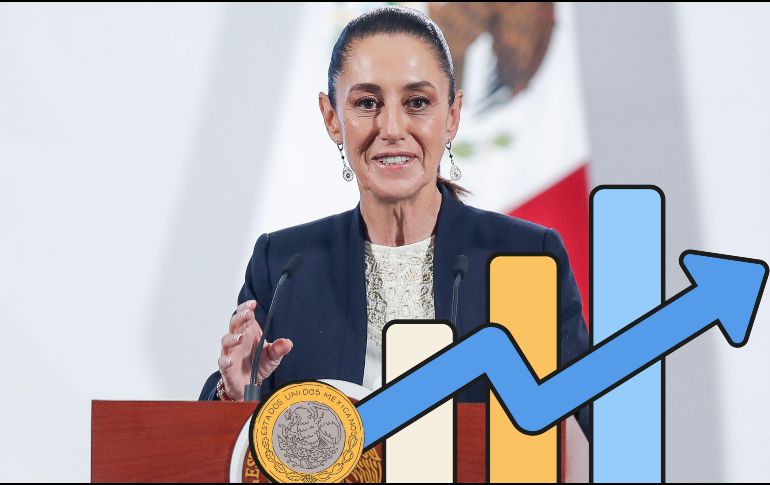 De acuerdo con varios analistas, la actual Administración de Sheinbaum ha evitado una recesión técnica, tras no verse tan afectado por los aranceles de Estados Unidos. EFE / I. Esquivel