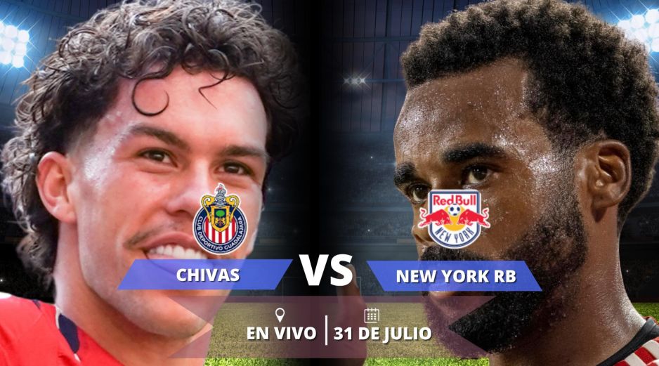 Uno de los partidos más interesantes de esta J1, en su tercer día, es el que protagonizarán Chivas y Red Bull. ESPECIAL / IMAGO7, EFE y CANVA