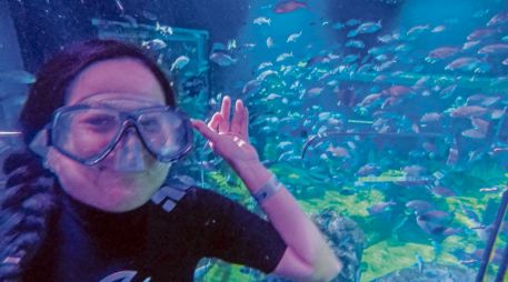 Durante el recorrido, el visitante puede sentirse perteneciente a este mundo marino. EL INFORMADOR