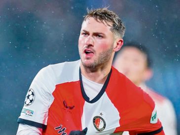 En tres años como jugador del Feyenoord, Santiago Giménez jugó 104 partidos en los que anotó 65 goles y aportó 12 asistencias. ESPECIAL