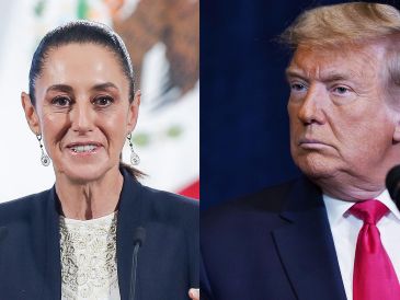 Este jueves 31 de julio, la Presidenta de México, Claudia Sheinbaum, sostuvo una conversación telefónica con el mandatario de Estados Unidos, Donald Trump. ESPECIAL / EFE y AP