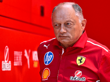 FRED VASSEUR. El equipo Ferrari continúa por detrás de McLaren en el Campeonato de Constructores 2025. AP / D. Erdos