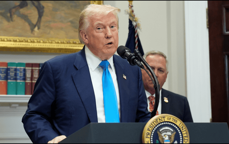 DONALD TRUMP. Si se niegan, según una carta del presidente, el Ejecutivo desplegará todas las medidas a su alcance 