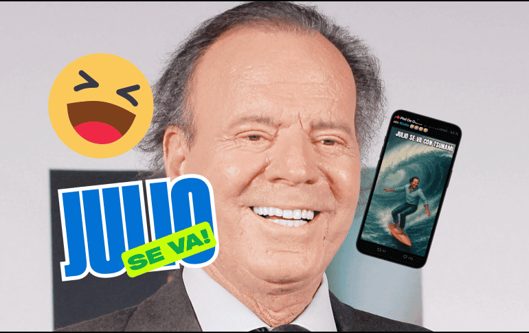 Ha llegado la hora de soltarlos famosos memes de Julio Iglesias para despedir este mes. SUN/ ARCHIVO/ X/ @AnaCons5