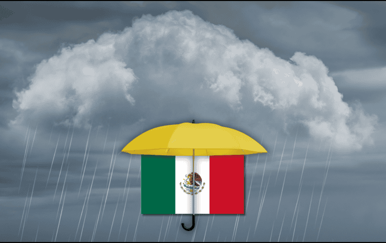 Las lluvias puntuales fuertes a intensas podrían reducir la visibilidad en tramos carreteros, incrementar los niveles de ríos y arroyos, y generar encharcamientos, deslaves e inundaciones. ESPECIAL / CANVA