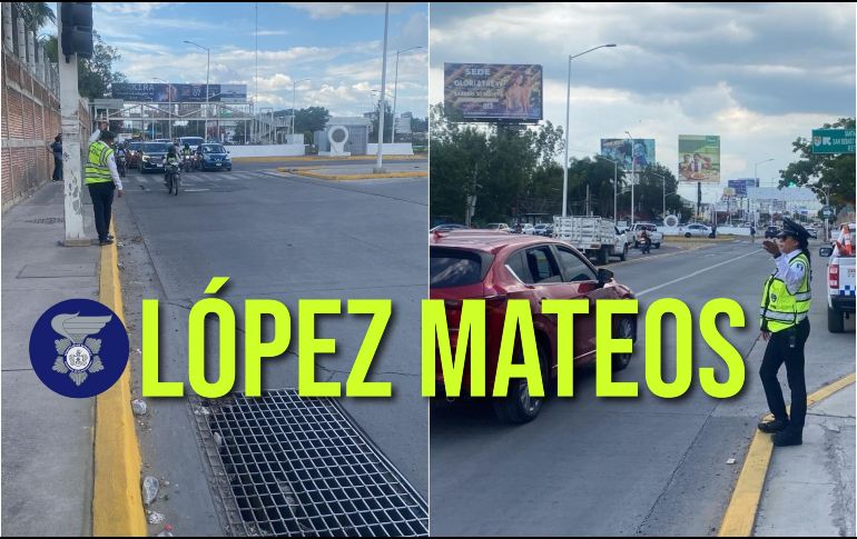 Los automovilistas que circulen en Avenida López Mateos este sábado serán parte de un operativo vial especial. ESPECIAL / FACEBOOK Policía Vial Jalisco