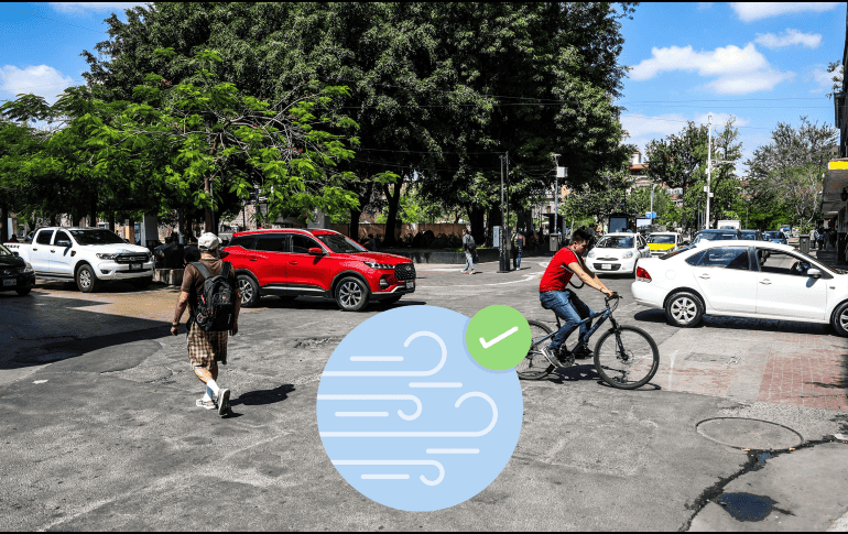 Este es el índice de calidad de aire por zona. EL INFORMADOR / ARCHIVO