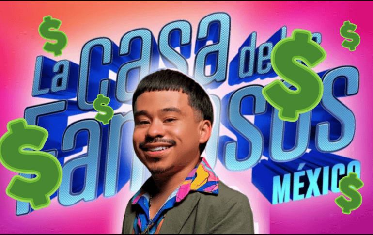 Se calcula que su patrimonio asciende a unos 129 mil dólares, es decir, alrededor de 2 millones 418 mil 750 pesos mexicanos, principalmente producto de sus ganancias como youtuber y colaboraciones con distintas marcas. ESPECIAL/LACASADELOSFAMOSOS
