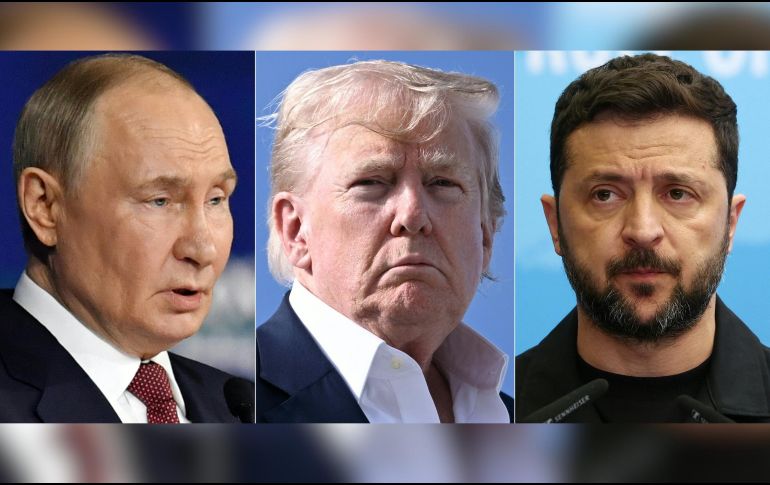 Donald Trump está dispuesto a reunirse con su homólogo ruso, Vladimir Putin, y con el ucraniano, Volodimir Zelenski. AFP