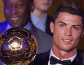 En 2014, Cristiano Ronaldo fue galardonado por segunda ocasión con el "ficticio" Balón de Oro, que lo reconoció como el mejor futbolista del año. NTX / ARCHIVO