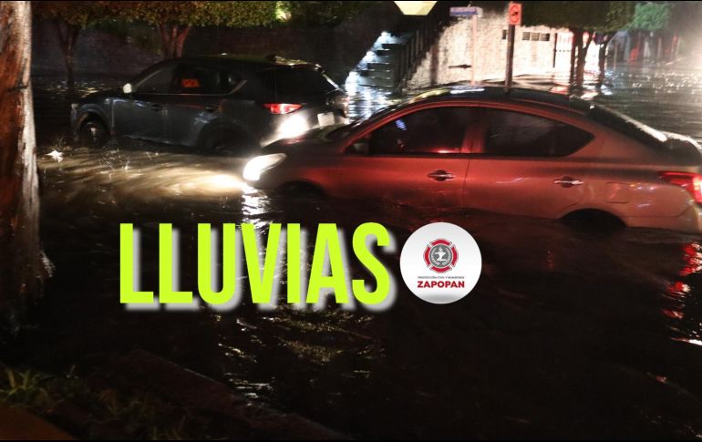 Estas son las afectaciones que produjo la lluvia del día de ayer. ESPECIAL / FACEBOOK Protección Civil y Bomberos de Zapopan