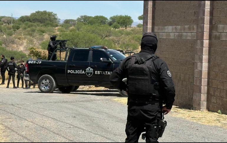 Alrededor de las 18:00 horas, elementos de la Policía Regiona fueron agredidos por civiles armados al pasar por el exterior de un rancho. ESPECIAL