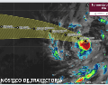 La tormenta tropical Ivo continúa su trayectoria por el territorio mexicano para este fin de semana. CORTESÍA/  Servicio Meteorológico Nacional.
