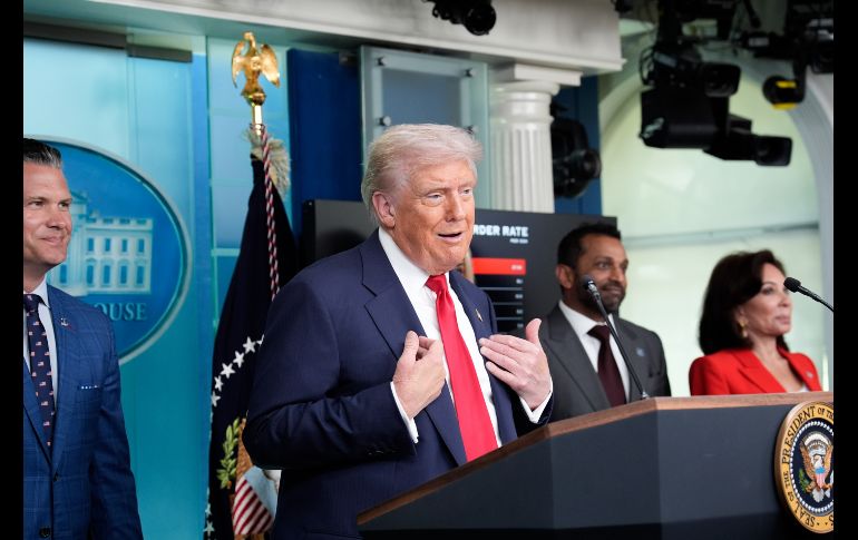 Trump está evaluando cómo reclasificar la marihuana como una droga menos peligrosa. EFE/Y. GRIPAS