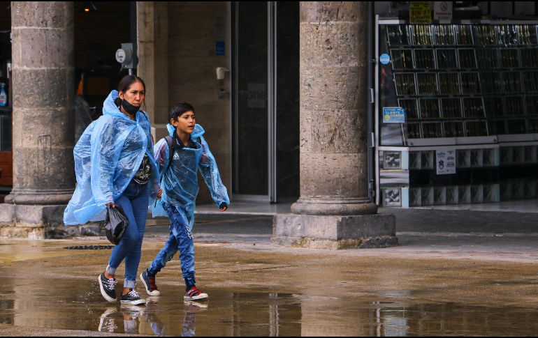 En Guadalajara en la Colonia Arboledas se registró una fuerte tormenta con lluvias y granizo. EL INFORMADOR/ ARCHIVO