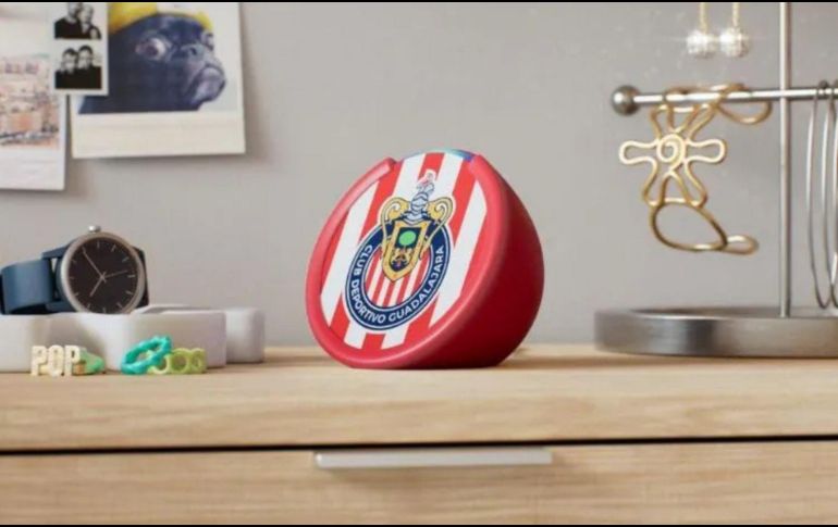 El Echo Pop Chivas es un dispositivo dedicado a la afición y pensado para brindar nuevas experiencias fuera del estadio. ESPECIAL.