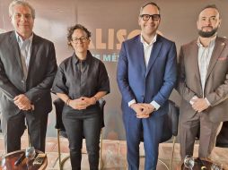 Carlos Mateos, Michelle Fridman, Carlos Borboa y Victor Manuel Martínez Quezada. EL INFORMADOR/ F. Salcedo