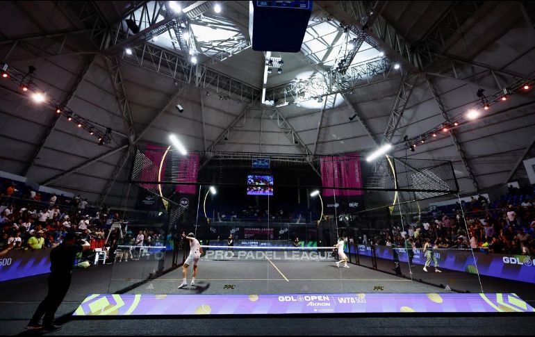 La Pro Pádel League Guadalajara 2025 continúa haciendo vibrar al público tapatío. CORTESÍA