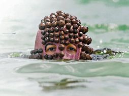 “Bocas indomables”, de Kiyo Gutiérrez, explora la memoria hídrica, la resistencia y las relaciones entre cuerpos humanos y ecosistemas acuáticos. CORTESÍA