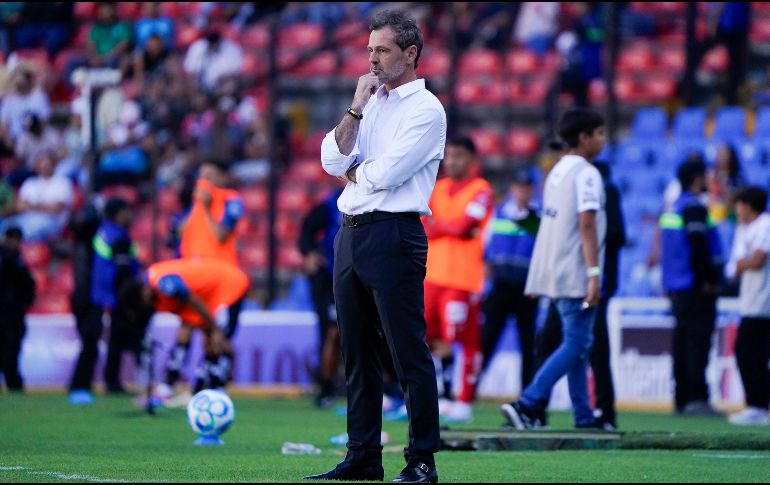 Cocca compartió sus impresiones sobre lo mostrado por el equipo, destacando que apenas tuvo tres entrenamientos para trabajar con la plantilla. IMAGO7.