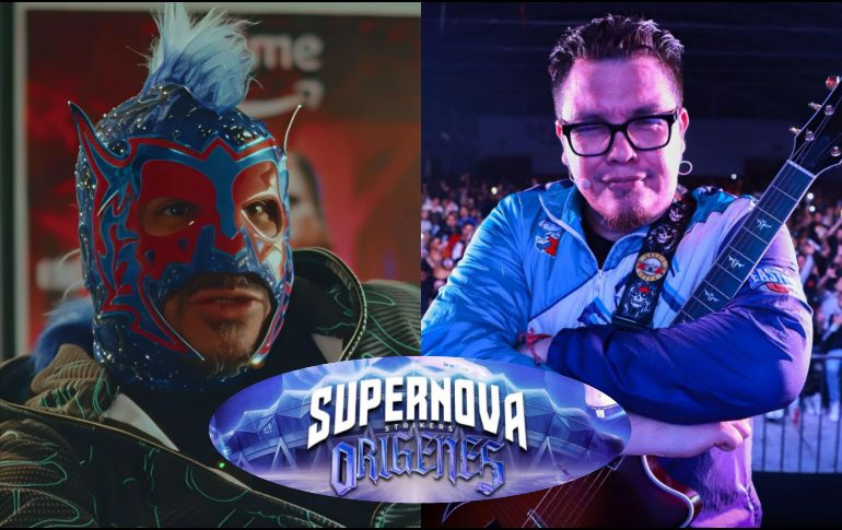 Franco Escamilla y El Escorpión Dorado, dos comediantes muy queridos en el mundo del internet en México, dieron un salto a otro tipo de entretenimiento: el espectáculo deportivo sobre el ring. X / @franco_esca / @supernovaboxing