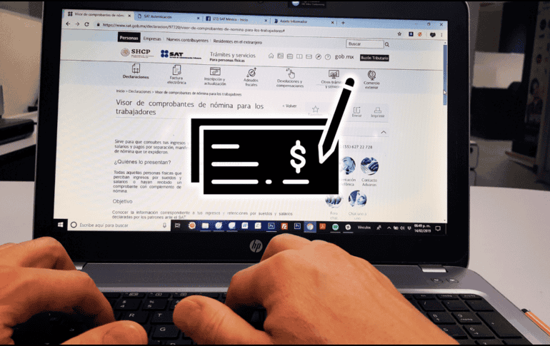 Su validez depende de su verificación en el portal de internet del Servicio de Administración Tributaria (SAT), aun cuando no sean objetados. EL INFORMADOR / ARCHIVO