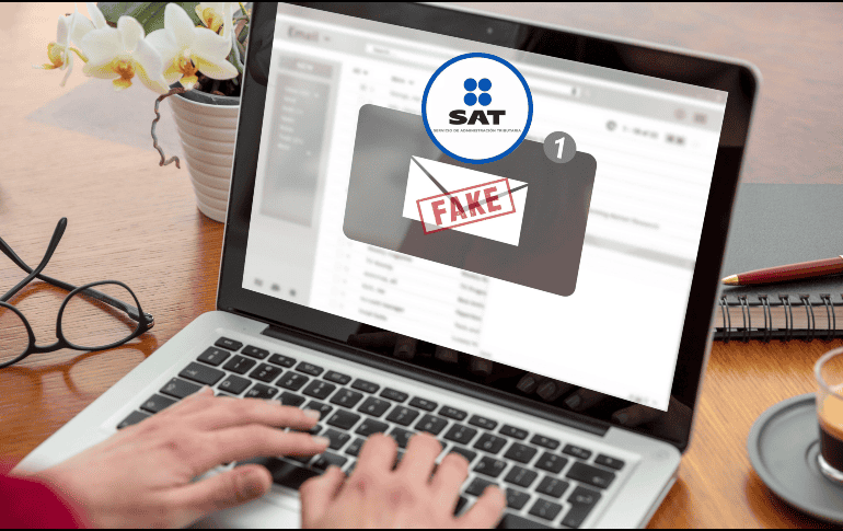 El SAT cuenta con un buscador oficial de correos falsos en su portal. CANVA / ESPECIAL