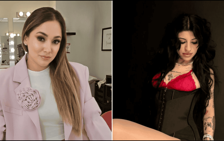 Sherlyn aconseja a Cazzu ir con autoridades mexicanas por manutención justa. ESPECIAL / IG / @sherlyny / @cazzu