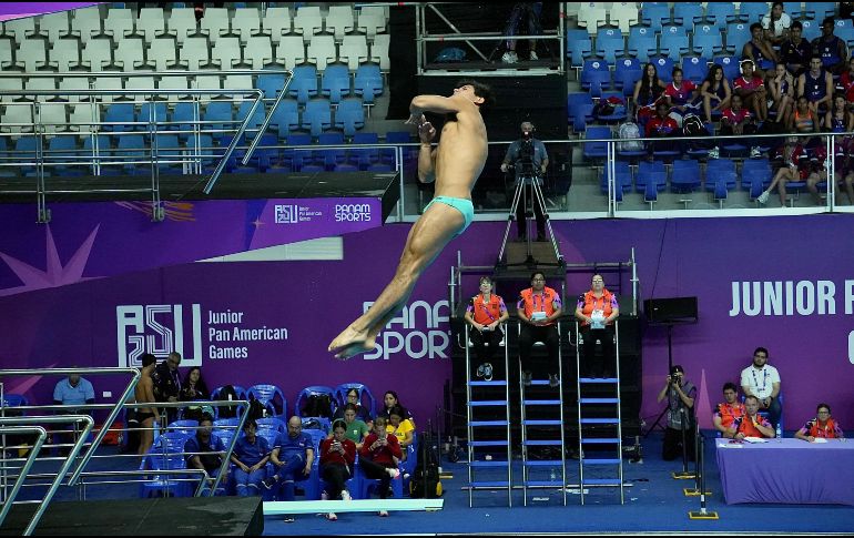 Con su triunfo, David Vázquez amarró su participación en los Juegos Panamericanos de Lima 2027, tanto en la prueba individual como en la sincronizada. ESPECIAL