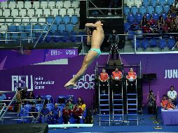 Con su triunfo, David Vázquez amarró su participación en los Juegos Panamericanos de Lima 2027, tanto en la prueba individual como en la sincronizada. ESPECIAL