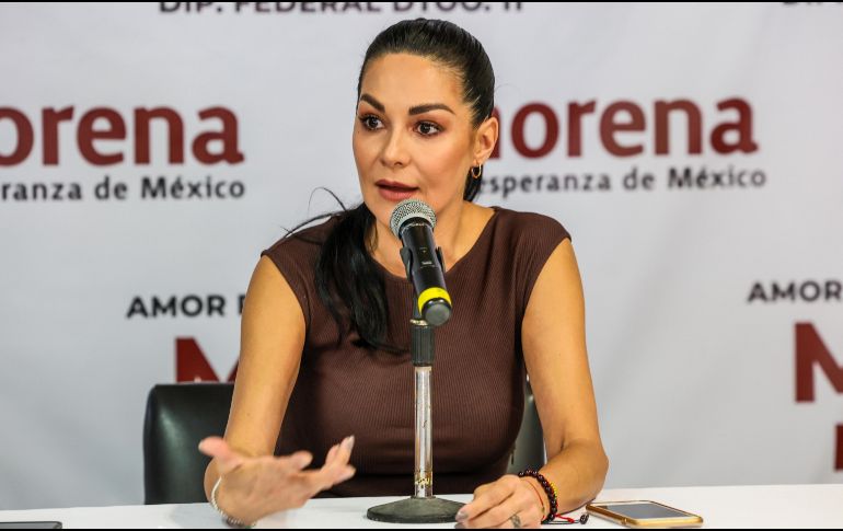 La diputada hizo un llamado al gobernador Pablo Lemus para instalar una mesa de diálogo para invertir recursos de la Federación y del Estado en lo que sea mejor para la movilidad. EL INFORMADOR/A. Navarro