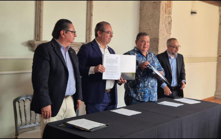 José Alejandro García Hernández, secretario de la CROM, explicó que con esto se busca darles una certeza a los trabajadores en los conflictos que tengan de diversa índole. CORTESÍA