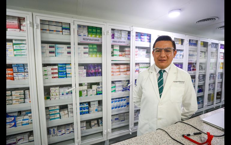 El tren también cuenta con una farmacia para entregar medicamentos, lentes y aparatos auditivos para quienes lo necesiten, totalmente gratuitos. EL INFORMADOR / A. Navarro