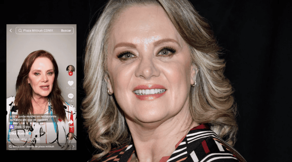 Erika Buenfil expone robo en una plaza comercial de la CDMX. SUN / ARCHIVO / ESPECIAL / TIKTOK / @erikabuenfiloficial