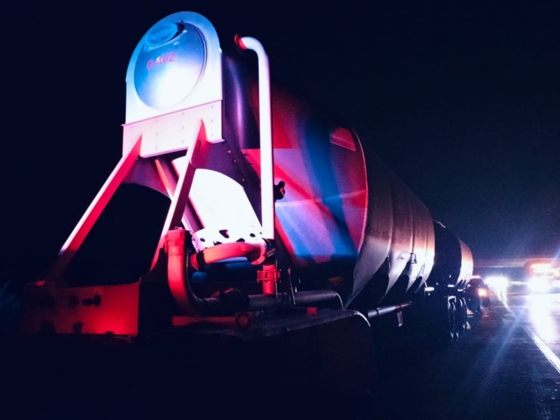 Recuperación de un tractocamión y dos tolvas que habían sido previamente robados. ESPECIAL/Secretaría de Seguridad del Estado