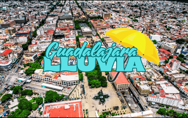 El pronóstico de lluvia en Guadalajara seguirá para la ciudad el resto del fin de semana. EL INFORMADOR / A. Navarro