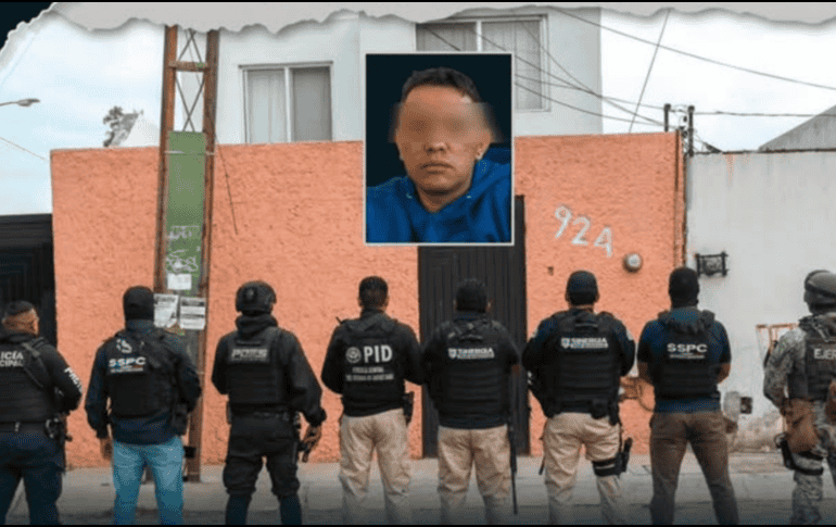El arresto se llevó a cabo durante la madrugada, tras catear trece inmuebles en la colonia Santa Mónica del municipio de Querétaro. CORTESÍA