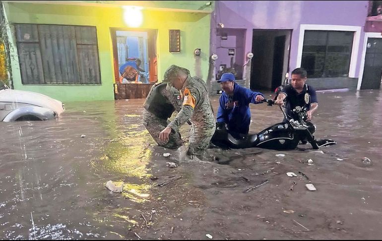 El Ejército Mexicano activó el Plan DN-III-E en apoyo a la población. SUN/ESPECIAL