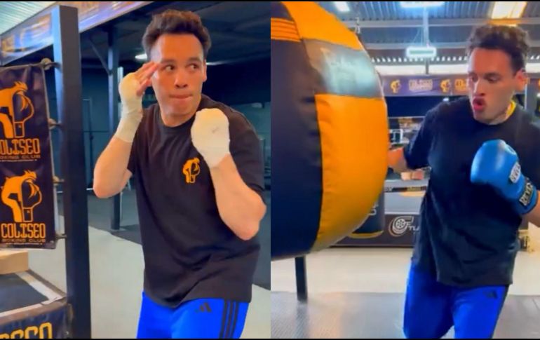 Julio César Chávez Jr. volvió a los entrenamientos luego de ser deportado de los Estados Unidos tras su arresto por supuestos vínculos con el crimen organizado. ESPECIAL.