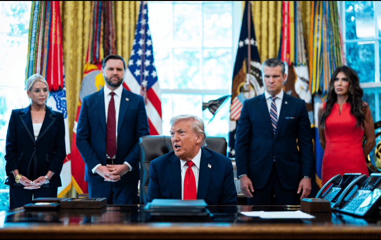 El mandatario estadounidense ha alabado su propia estrategia de seguridad para combatir la supuesta criminalidad en Washington. EFE / ARCHIVO