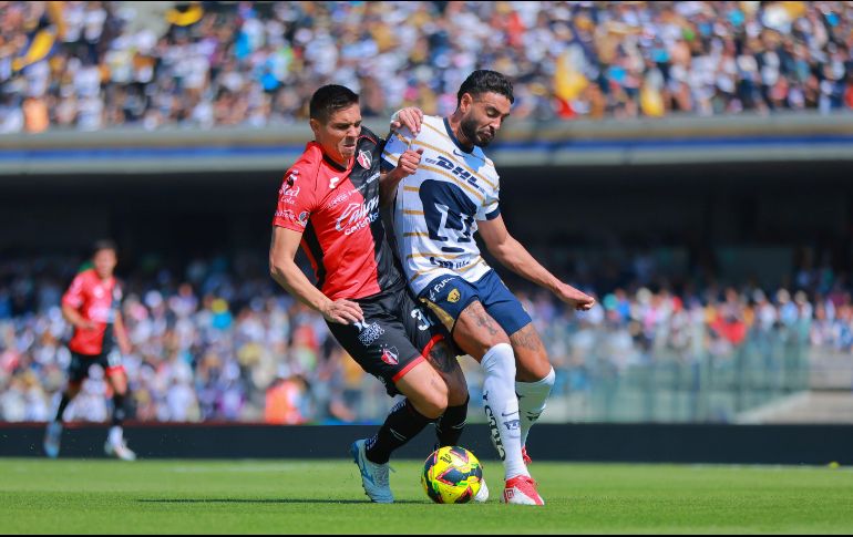 Pumas llega con la estadística a favor en casa, mientras que Atlas busca romper con una década de sequía en liga jugando en el Estadio Olímpico Universitario. IMAGO7.