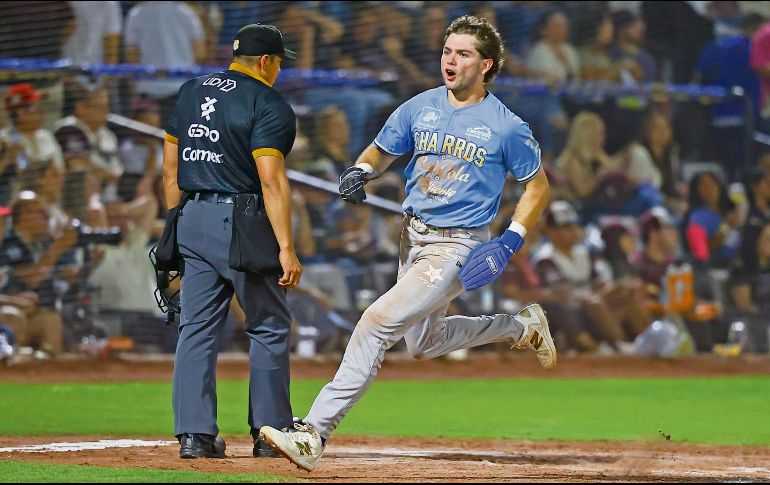 Mateo Gil conectó un jonrón en la primera entrada que le dio la ventaja momentánea a la novena tapatía. ESPECIAL