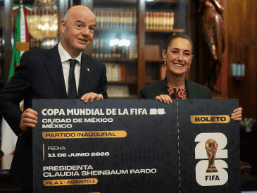 Claudia Sheinbaum indicó que México estará en los ojos del mundo por la inauguración de la Copa del Mundo. EFE / ESPECIAL / Presidencia de México