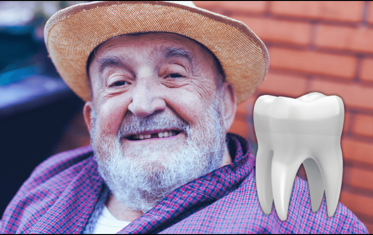 El 91.8% de los mexicanos examinados tenía un mínimo de 20 dientes, en la población mayor de 80 años, solo el 50.5% de las mujeres y el 54.3% de los hombres contaban con esa cantidad. ESPECIAL / CANVA