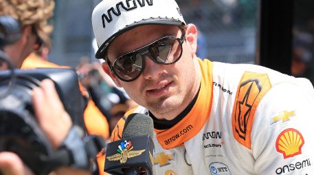 Este sábado 30 de agosto, el piloto mexicano Pato O'Ward consiguió la pole position para la última parada de IndyCar 2025. AFP / ARCHIVO