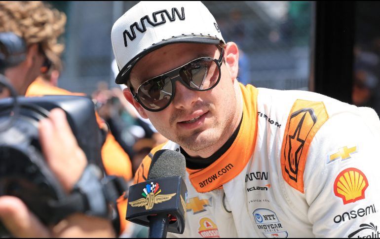Este sábado 30 de agosto, el piloto mexicano Pato O'Ward consiguió la pole position para la última parada de IndyCar 2025. AFP / ARCHIVO