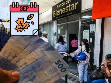 Todo pago se debe retirar después de que les deposite, según la fecha del calendario oficial. ESPECIAL / EL INFORMADOR y CANVA