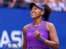 La nipona festejando al ganar el partido ante la estadounidense en la cuarta ronda del torneo celebrado en Nueva York. EFE/C. Herrera