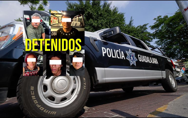 Policía de Guadalajara anuncia los resultados de la última semana en materia de detenciones. EL INFORMADOR / ARCHIVO