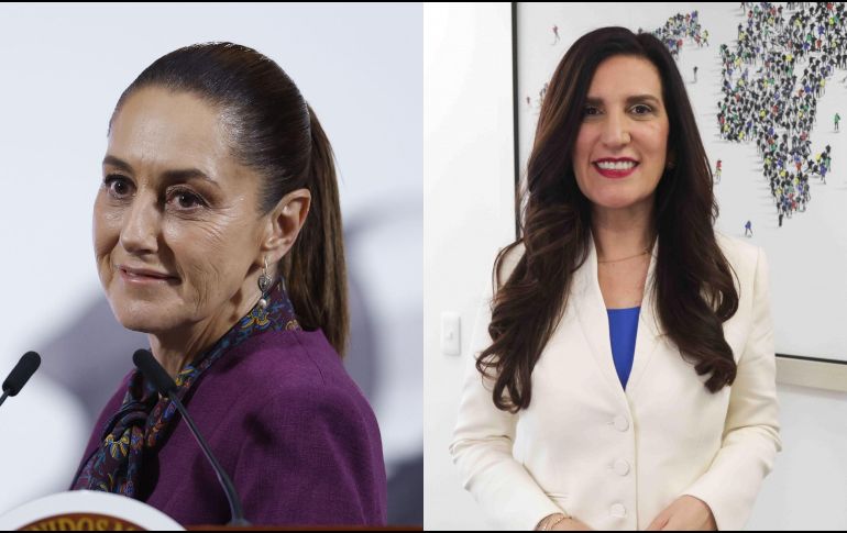 Esta mañana, la Presidenta Claudia Sheinbaum fue cuestionada por la llegada de uno de los miembros del PAN a la presidencia de la Cámara baja. EFE / S. Gutiérrez / SUN / ARCHIVO